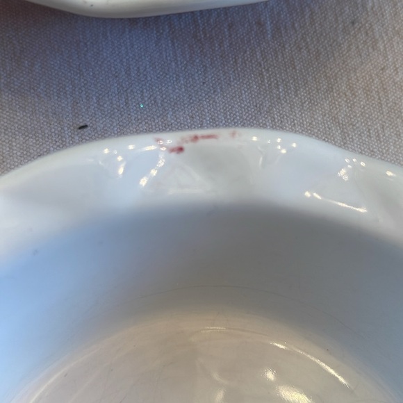 POT PIE STONEWARE Personal Size/Red/fluted edges/deep dish/microwave, oven - Picture 5 of 9